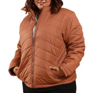 Veste bomber pour femme à manches longues, nouvelle et élégante, en coton rembourré avec doublure en nylon, taille adulte, vente chaude - Product Image 1