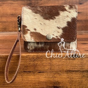 Hot Selling Cowhide Leather Wristband Coin <b>Purse</b> for Women <b>Small</b> <b>Purse</b> Genuine Leather Multi-function Card Bag Ladies Coin Pouch - Product Image 1