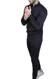 Logo personnalisé Survêtements de sport pour hommes de haute qualité dernier cri Ensemble 2 pièces à la mode - Product Image 4