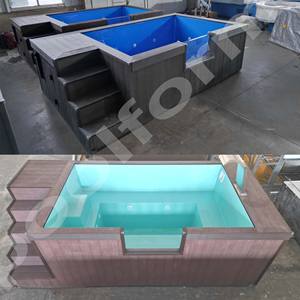 Piscina de Fibra de Vidrio de Alta Calidad, Fácil Instalación, Piscina Familiar al Aire Libre, Piscina Elevada - Product Image 6