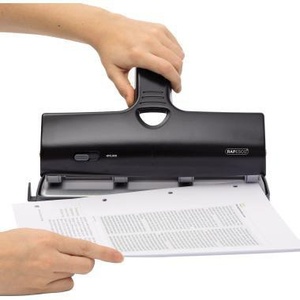 RAPESCO ALU-40 เครื่องเจาะกระดาษแบบสองรู ความจุ 40 แผ่น (80 กรัม/ตร.ม.) สีดำ พร้อมรางนำ - Product Image 3