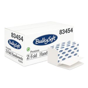 7500 asciugamani di carta a doppio strato piegati a Z 20.5x24 cm di cellulosa pura tessuti per una perfetta capacità di assorbimento dell'igiene - Product Image 1