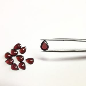 Calibré 3x5mm Naturel Rouge Grenat Pierre Poire Lisse Cabochon Pierre Précieuse Lâche pour la Fabrication de Bijoux Par Vivaaz Gems IGI Certifié - Product Image 4