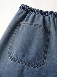 กางเกงยีนส์แนวสตรีทแบบวินเทจของผู้ชายกางเกงยีนส์ทรงหลวมผ้าเดนิม Y2K ผ้าฝ้ายเบาสบายๆ - Product Image 5