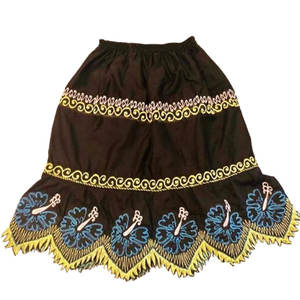 Ropa Bordada Tropical, Falda Floral de Algodón para Uso Diario, Estilo de las Islas de Micronesia, Falda Micronésica, Último Diseño - Product Image 4