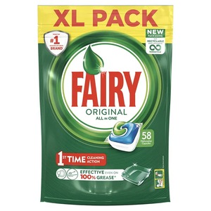 Fairy All-In-One Lavavajillas Tabletas Limón, 70 Tabletas - Product Image 6