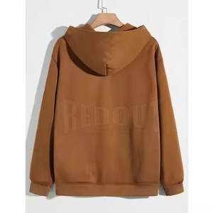 Sweat à capuche baggy épais et chaud 100% coton pour hommes coupe régulière personnalisée respirant fabriqué au Pakistan - Product Image 2