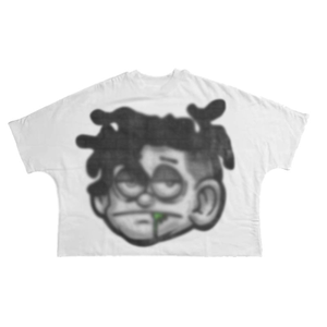 T-shirts boxy surdimensionnés personnalisés 300 Gsm pour hommes Streetwear T-shirt sans couture 100% coton DTG T-shirts pour hommes en coton éponge français DTG - Product Image 2