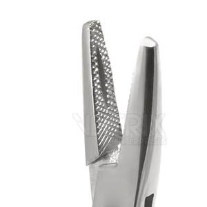 Porte-aiguille Halsey en carbure de tungstène de qualité supérieure, professionnel, en acier inoxydable, lisse, 5 1/2 - Product Image 5