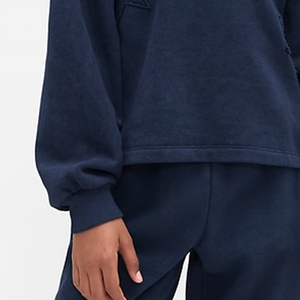 Haut à capuche pour garçons, style uni, avec logo personnalisable, pour un look tendance et élégant, manches longues, 2026 - Product Image 3