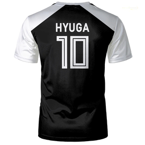 T-shirt d'anime Hyuga Animation Cosplay à manches courtes imprimé en 3D, maillot de football, t-shirts pour hommes, vêtements de créateur - Product Image 4