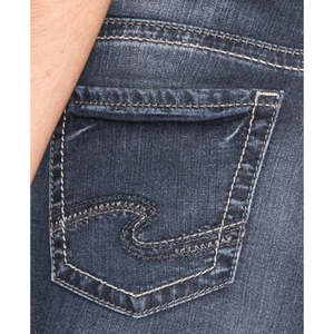 Jeans Bootcut Slim Blu Scuro da Donna Silver Jeans Co, Taglia 27x31, Denim Elasticizzato Lavabile e Traspirante, Vestibilità Skinny - Product Image 3