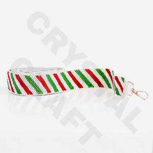 งานฝีมือลูกปัดคริสตัลลูกปัดแก้วลูกปัดสีแบบกำหนดเองสไตล์อินเดียสายคล้องลูกปัดขนาดกำหนดเองรับโลโก้ได้ตามต้องการ - Product Image 4