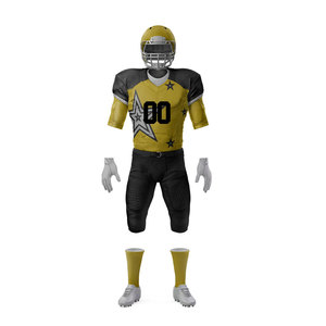 Best Unique Quality Customized American Football Uniform for Men Team Wear 100% <b>Polyester</b> American Football Uniforms - Product Image 2