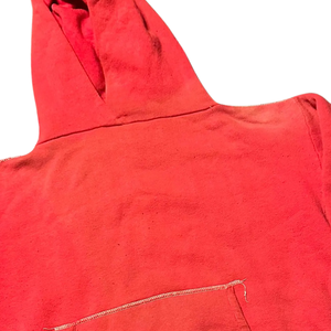 Sudadera con Capucha para Mujer, Estilo Pesado, con Parches Cruzados, Efecto Desgastado por el Sol, Lavado Ácido, Felpa Francesa - Product Image 6