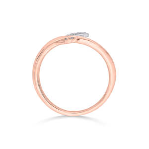 18K Gold Plated Titanium <b>Open</b> <b>Ring</b> with Zircon Adjustable Trendy Hand Shape Jewelry - Product Image 5