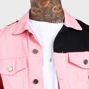 Veste en jean pour hommes confortable pour l'extérieur veste en jean déchirée de haute qualité pour hommes avec doublure en fausse fourrure - Product Image 5