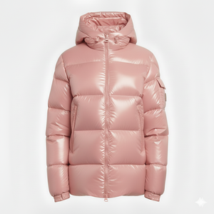 Veste matelassée en toile légère pour homme, à capuche, imperméable, chaude pour l'hiver, logo avant, style décontracté pour tous les jours - Product Image 4