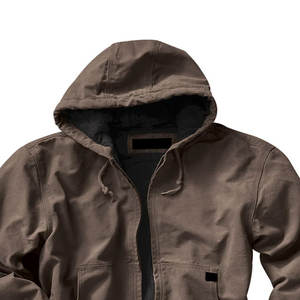 Chaquetas Casuales de Lona para Hombre de Alta Calidad para Invierno, 100% Algodón, Cuello Mao, Resistentes al Viento, Transpirables, Personalizables OEM - Product Image 3