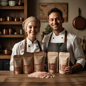 เกลือหิมาลายันสีชมพูออร์แกนิกได้รับการรับรองจาก HACCP ธัญพืชละเอียดและหยาบที่กำหนดเองแหล่งแร่ธาตุวิตามินที่ซับซ้อน - Product Image 1