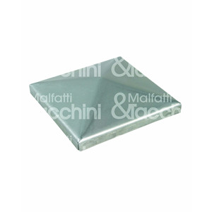 CAPUCHON DE PILIER CARRÉ Épaisseur 1.5mm en fer naturel - Product Image 1
