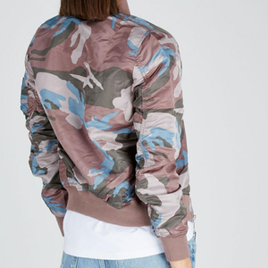 Otoño Invierno estilo de calle alta hombres/mujeres chaqueta Bomber de alta calidad de manga larga cortavientos Tops bordado Logo frontal - Product Image 4