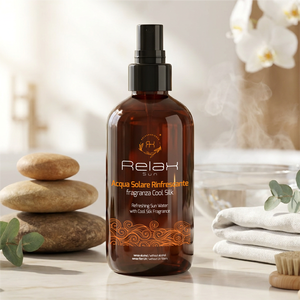 RELAX Private Label Cool Silk Refreshing Body <b>Sun</b> Water 250ml for All Skin Types | OEM ODM Skincare Manufacturer Made in Italy - Product Image 1