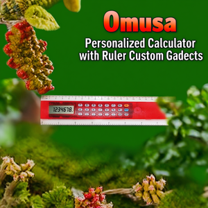 Calculatrice personnalisée Omusa avec règle, gadgets sur mesure - Product Image 3