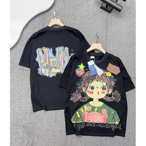 Streetwear décontracté pour femmes T-Shirt Slim Fit Top en coton avec nœud Col Respirant Mesh Stripe Crop Disponible Tailles XS S XL XXS - Product Image 4