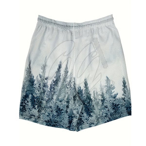 Servicio OEM, Shorts Deportivos de Malla Casual al por Mayor, Color Sólido Personalizado, 100% Poliéster, Secado Rápido, Alta Calidad, Nueva Llegada para Adultos - Product Image 2