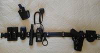 Kit de ceinture de service 8 en 1 avec pochettes Ceinture de sécurité utilitaire pour équipement de défense personnelle