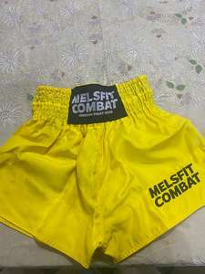Pantalones Cortos de Muay Thai Más Vendidos, OEM, para Kickboxing y MMA, Diseño Casual Sólido, Impresión Personalizada, Cintura Elástica, Poliéster Transpirable de Alta Calidad - Product Image 6