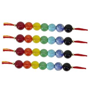 NOVAMART Fine Arihant <b>Gems</b> and Jewels 7 Chakra Energetic Healing <b>Stone</b> Rakhi Crystal <b>Bracelets</b> & Bangles for Brothers Wholesale - Product Image 2