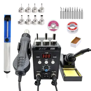 adjustable temperature 700W hot air gun and soldering iron two-in-one LED desoldering station mobile phone welding repair tool