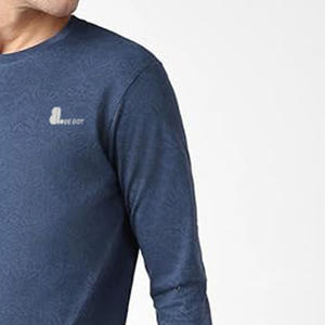 New Fashion <b>Long</b> Sleeve Round Neck T <b>Shirt</b> Cotton Custom Logo Men <b>Long</b> Sleeve Crew Neck <b>Tee</b> - Product Image 6