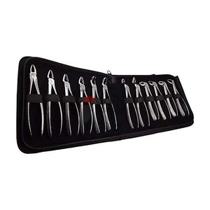 Kit d'extraction chirurgicale buccale, jeu de pinces, acier inoxydable, collection complète d'instruments pour les dents - Product Image 5