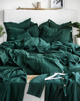 Usine HSC vente en gros et personnalise des ensembles de literie en lin OEM lits simples extra-larges doubles et king-size série de literie