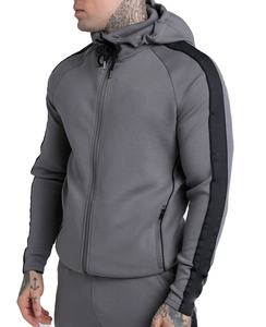 2024 meilleure qualité survêtement lourd Streetwear coupe régulière fermeture éclair bouffée imprimé Durable respirant coton survêtement pour hommes - Product Image 2