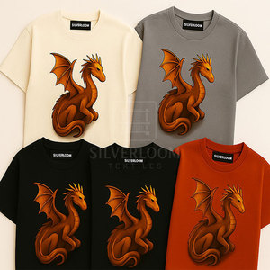 Venta al por mayor 100% algodón camiseta de gran tamaño para los hombres con personalizado DTG impreso | Streetwear Loose Fit moda hombres camiseta - Product Image 6