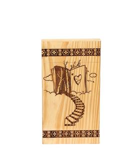 Handmade Large Rosewood <b>Urn</b> for Adults and <b>Pets</b> Engraved Memorial for <b>Ashes</b> From Funeral Cremation Personalized Wooden Casket - Product Image 4