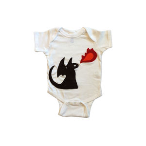 Body para bebé Fire Dragon, ropa cómoda para bebé - Product Image 1