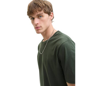 Camiseta de fibra de bambú de algodón de peso pesado para hombre, súper gruesa, ajuste Regular, hombro caído, tinte de corbata, cuello redondo, transpirable, respetuoso con el medio ambiente - Product Image 3