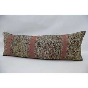 Tapis en laine Kilim tissé de 12x36 pouces Design intemporel avec motif vintage de couleur beige - Product Image 4