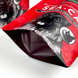 कस्टम मुद्रित स्टैंड अप पाउच पुनः प्रयोज्य पालतू जानवर भोजन बैग प्लास्टिक पैकेजिंग जिपर बैग - Product Image 5