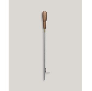 Élégant soufflet de cheminée en fer noir avec fourche à bois, style classique, pour le rangement du bois de chauffage, utilisation extérieure - Product Image 2