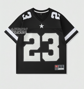 Camiseta deportiva de fútbol para mujer personalizada, Camiseta holgada de gran tamaño con diseño de secado rápido, tela transpirable, camiseta de fútbol para clubes - Product Image 6