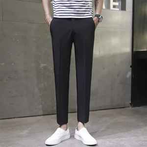 Pantalones de nuevo diseño al por mayor 2025 para hombre, pantalones informales de color sólido con estampado personalizado, ajustados a sus pantalones de marca personalizados - Product Image 5