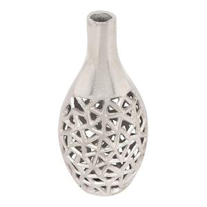 Vase à fleurs artisanal en aluminium de style côtier, finition martelée argentée, élégant pour les décorations de mariage, les événements et l'affichage de plantes d'intérieur - Product Image 2