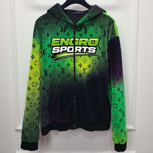 เสื้อฮู้ดผู้หญิงไล่ระดับสีมีฮู้ดแฟชั่นมีกระเป๋าแบบไล่ระดับสี - Product Image 5