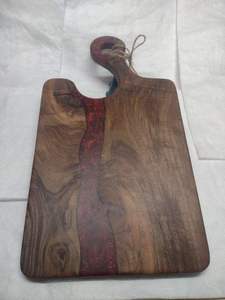 Tabla de cortar de madera de Acacia personalizada de primera calidad, elegante bloque de carnicero de charcutería para decoración de cocina, bloques de cortar de espesor personalizados - Product Image 4